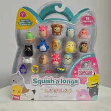Squishmallows Squish-a-longs Series 1 - 14 micro figures w/accessories -NEW 