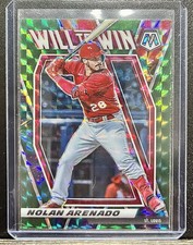 2021 Mosaic Nolan Arenado Will To Win Green Prizm #WTW-4