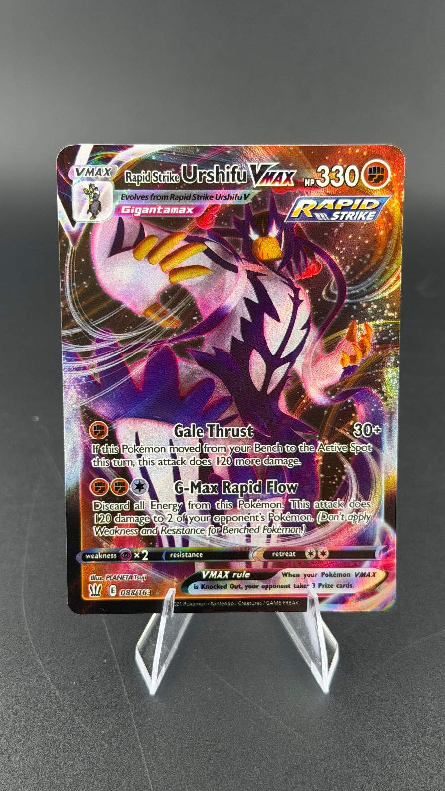 Rapid Strike Urshifu VMAX SWSH05: Battle Styles 088/163 NM
