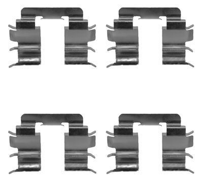 Disc Brake Pad Fitting Kit Front Akebono System For Nissan Micra TEXTAR 82039500