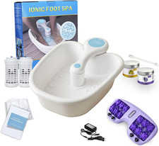Ionic Foot Bath Detox Machine, Portable Pedicure Spa Bath Massager, Feet Soaking