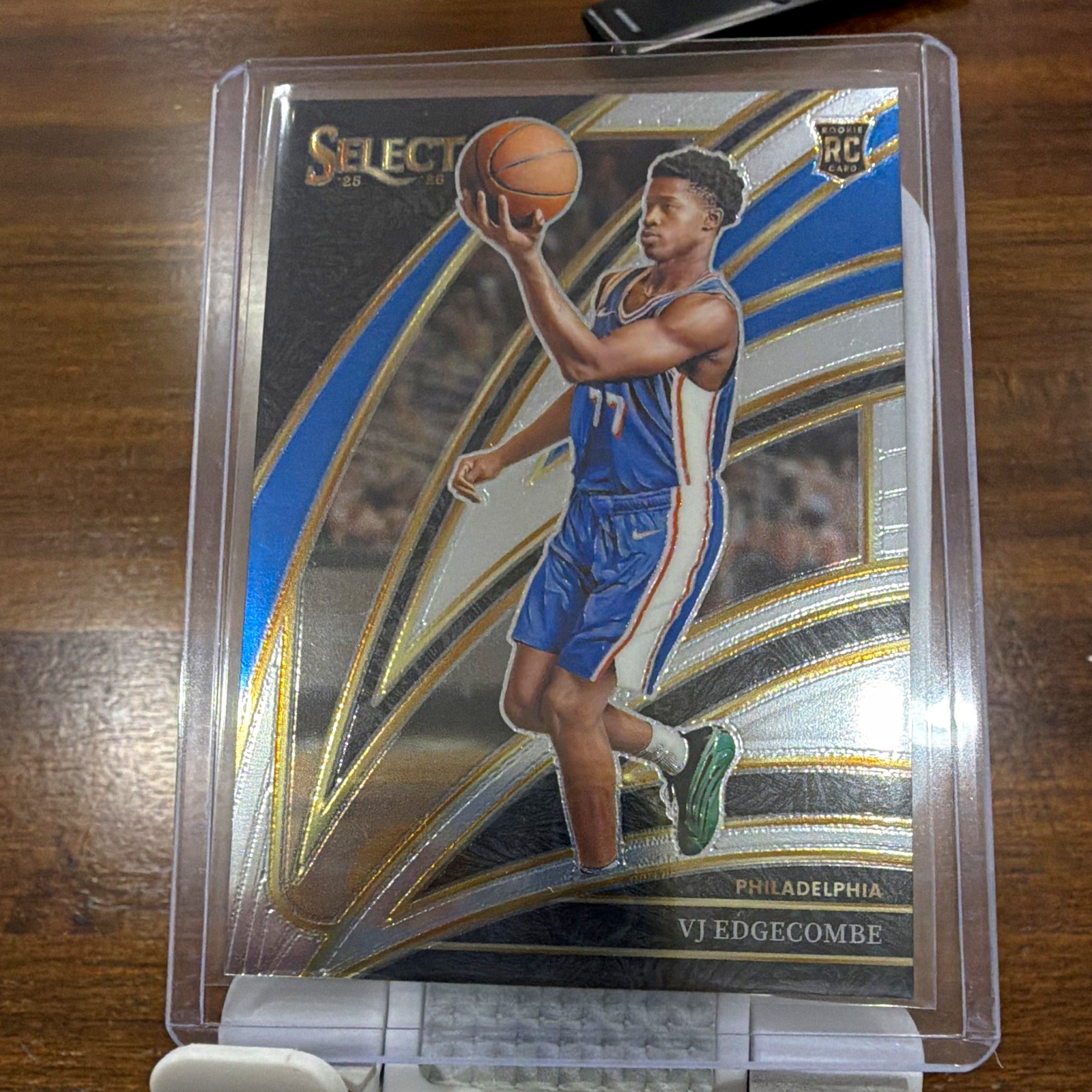 Panini Select VJ Edgecombe RC Courtside #240 2025-26 Philadelphia 76ers