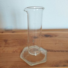 Kimble KIMAX Glass Hydrometer Tube Beaker Hex Base No Chips Or Cracks 