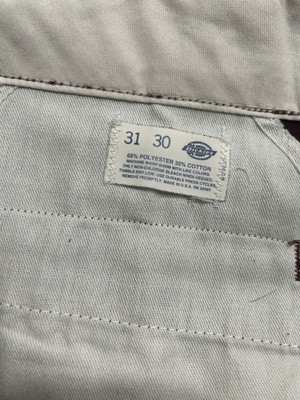 Vintage Dickies 90s Straight Burgundy Men's Pants 31/30 Made In