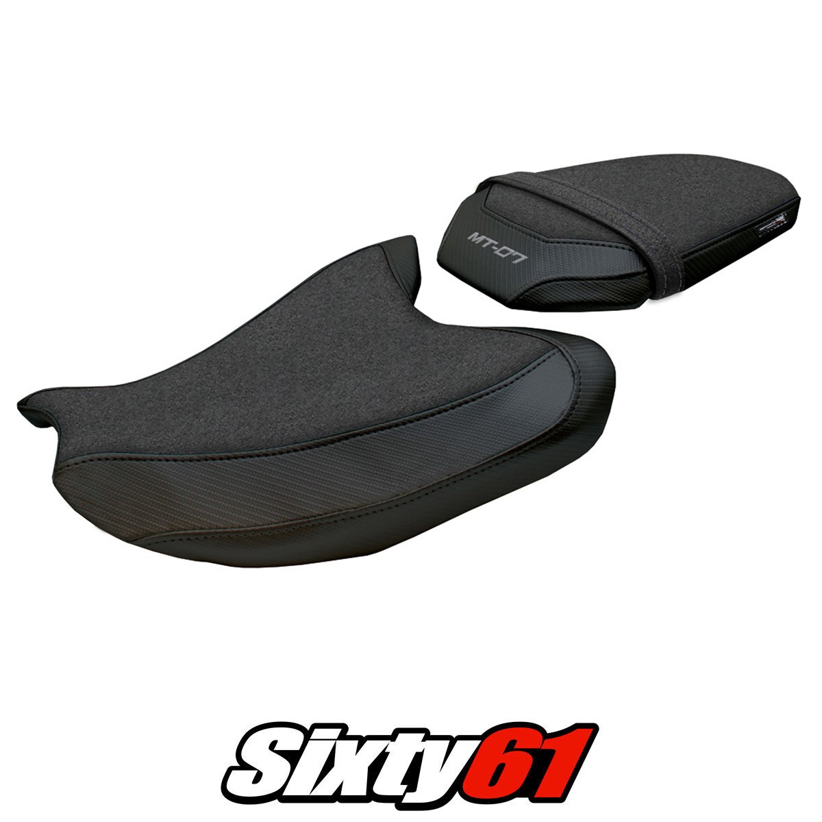 Yamaha MT 07 2025 2026 Seat Cover Tappezzeria Ultragrip Black