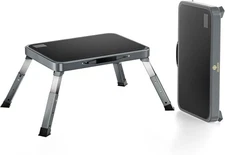 Height-Adjustable Step Stool with Anti-Slip Platform, Folding Step Stools for...