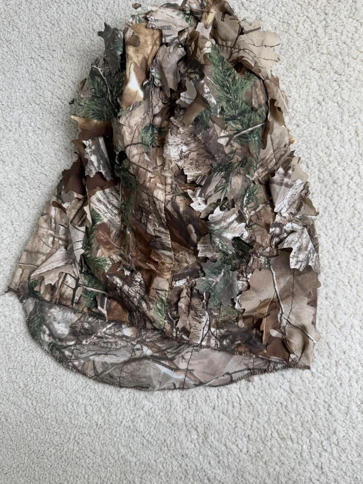 Máscara facial de caza camuflada 3D RedHead capucha pasamontañas talla única Ghillie Turquía Foto 4 de 4