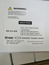 Meyers LVS EPC-D-F-ATS Automatic Transfer Swi...