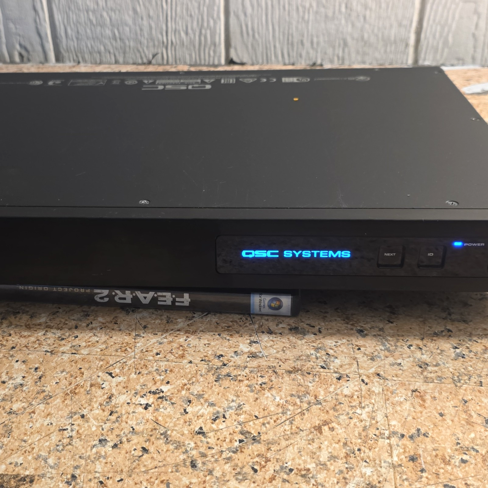 QSC Q-SYS CORE 110f RV-2-Core Pro Audio DSP Digital Mixing Console Processor