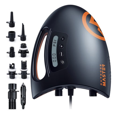 #ad OutdoorMaster 20PSI High Pressure SUP Air Pump Shark $47.99