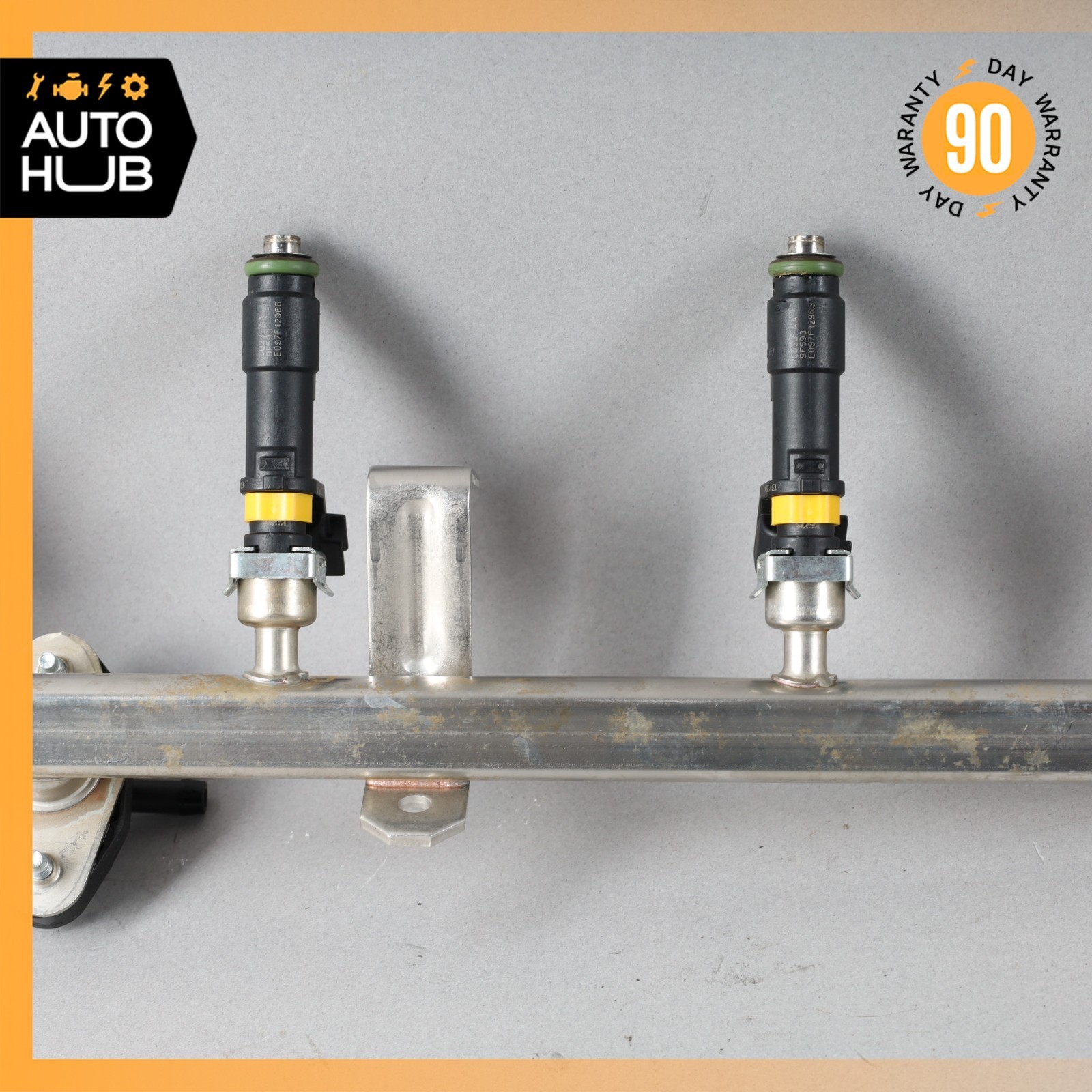 10-17 Aston Martin DB9 Rapide Left Side Fuel Injector Rail w/Injectors OEM