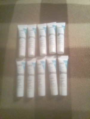Lot Of 10 - CeraVe Acne Foaming Cream Wash Travel Size 0.34 FL Oz Each -Exp 2027