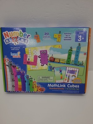 Number Blocks Hand 2 Mind Math Link Cubes * INCOMPLETE* See Photos 