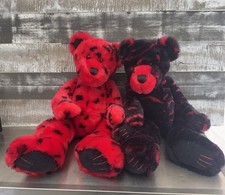 First  Main Zooglies Red With Black Spots  Black with Red Spots Stuffed Animal