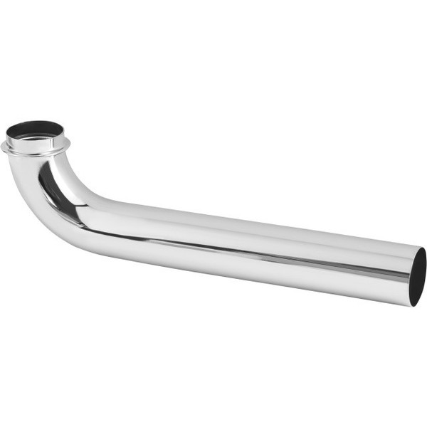 Wandanschlussrohr Rohr Anschluss ø32Mm Gebogen Metall LäNge 220Mm Bad Waschtisch-image