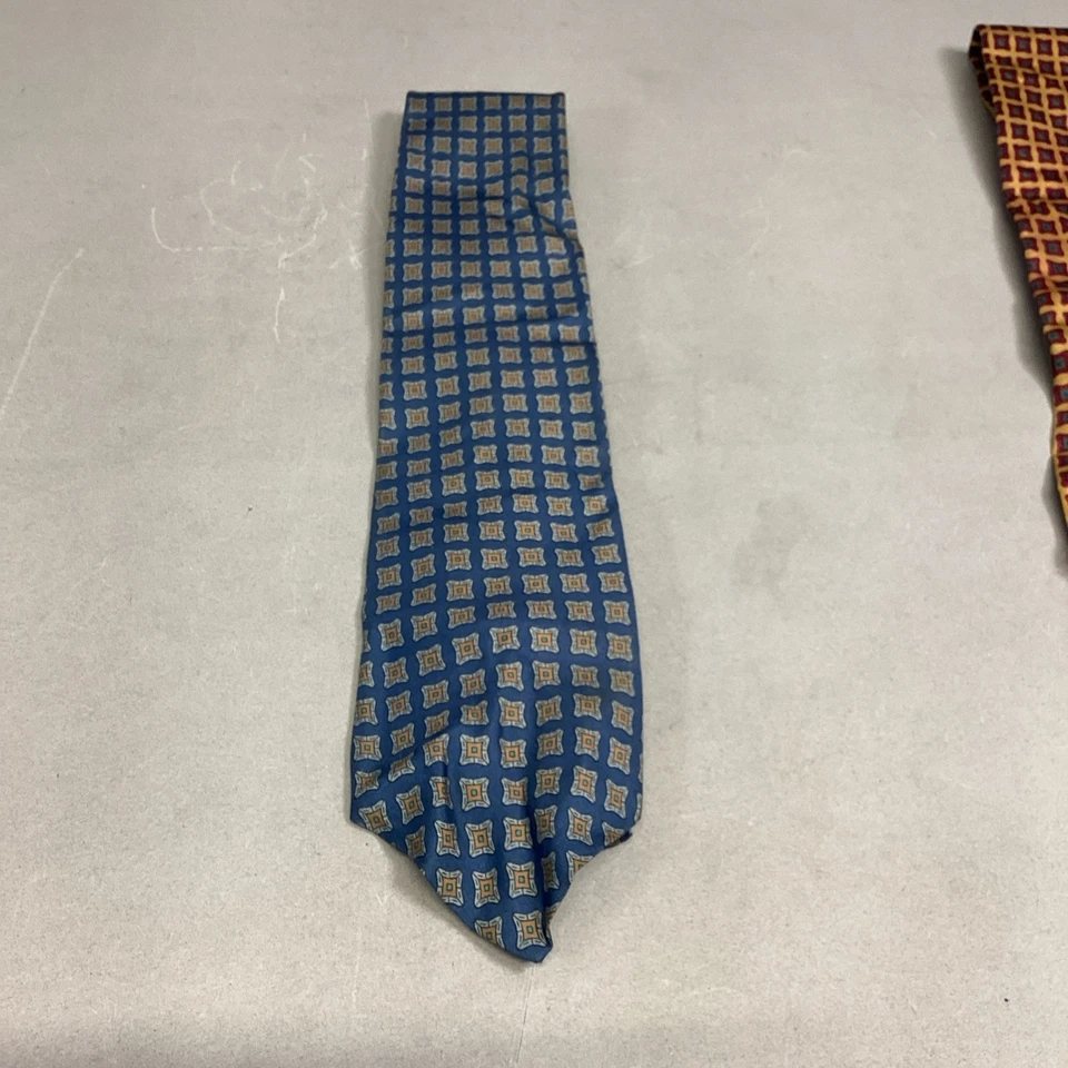 Set Of 2 J. Crew Handmade Men’s 100% Silk Neck Ties - Image 2 of 4