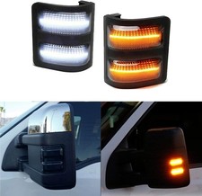 2x LED Side Mirror Light Marker Compatible with 2008 to 2016 Ford F250 F350 F450