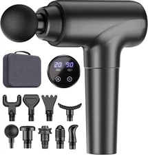 cotsoco Massage Gun Muscle Massage Gun Deep Tissue Back Massager for Pain Rel...