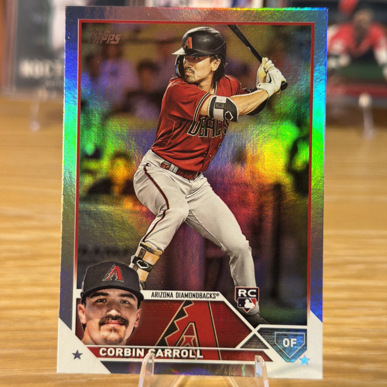 2023 Topps Series 2 - Corbin Carroll #401 Rainbow Foil (RC)