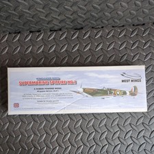 West Wings Wingleader Supermarine Spitfire Mk.1 Balsa Flying Model Kit Rare
