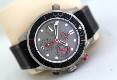 Omega Seamaster Chronograph ETNZ - 44mm Co-Axial Titan Automatik Uhr