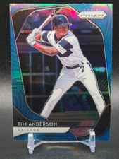 TIM ANDERSON 2020 PANINI PRIZM CAROLINA BLUE PARALLEL SP #161 WHITE SOX