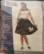 50  s Hop With Poodle Skirt By California Costumes. Adult Large