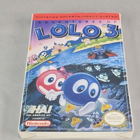 Adventures of Lolo 3 NES Nintendo 1991 CIB Box Manual Authentic Original