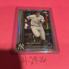 2025 Topps Chrome Update Prism Ben Rice Debut New York Yankees #USC138
