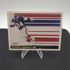 Fleer 1992 Pro Vision Thurman Thomas Buffalo Bills #476 NFL Football Card
