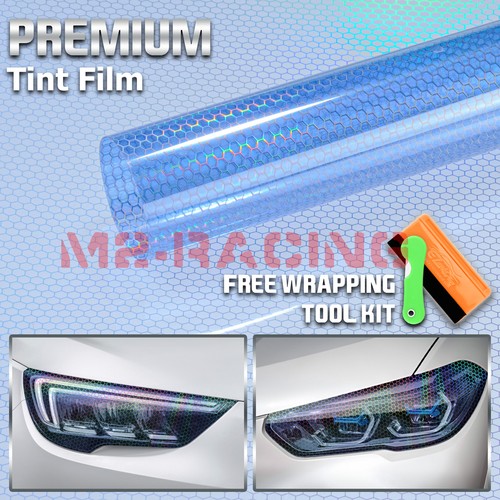 12" Hex Holographic Gloss Headlight Taillight Tint Film Fog Honeycomb Protective - Bild 38 von 86