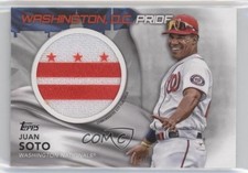 2022 Topps Series 1 City Flag Commemorative Relics Juan Soto #CFP-JS Patch o7m