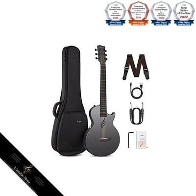 Enya Nova Go SP1 Akustik-/E-Gitarre - Kohlefaser einteilige Mini Gitarre