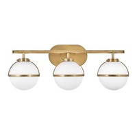 Badlampe Wand IP44 Glas Metall E14 B: 60,6 Cm Messing Antik Weiß Leuchte Bad
