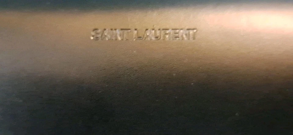 😎 Estuche Yves Saint Laurent YSL de cuero negro para gafas y gafas de sol 😎  Foto 3 de 4