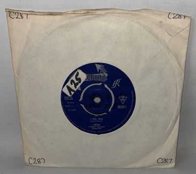 Cream   I Feel Free - 1966 Vinyl 7'' Single - Reaction 591011