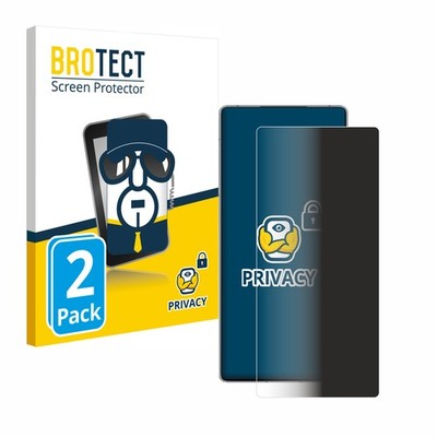 2x Blickschutz Folie für ZTE Nubia Red Magic 10 Pro Displayschutz Privacy