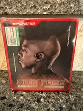 Monster Aria Free Air Conduction Sports Bluetooth Headphones Black SEALED