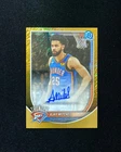 2025-26 Topps Bowman Chrome Auto Ajay Mitchell #BCA-AL Gold Shimmer 16/50 HF34