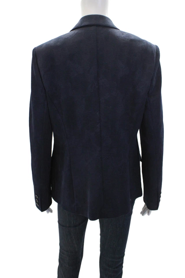 Blazer BASLER Mujer Manga Larga Cuello Muescas Abotonado Azul Talla 40 Foto 3 de 4