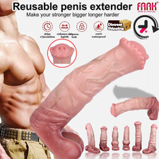 Men Male Cock-Girth-Enlarger-Enhancer-Penis-Extension-Extender-Sheath-Sleeve Big