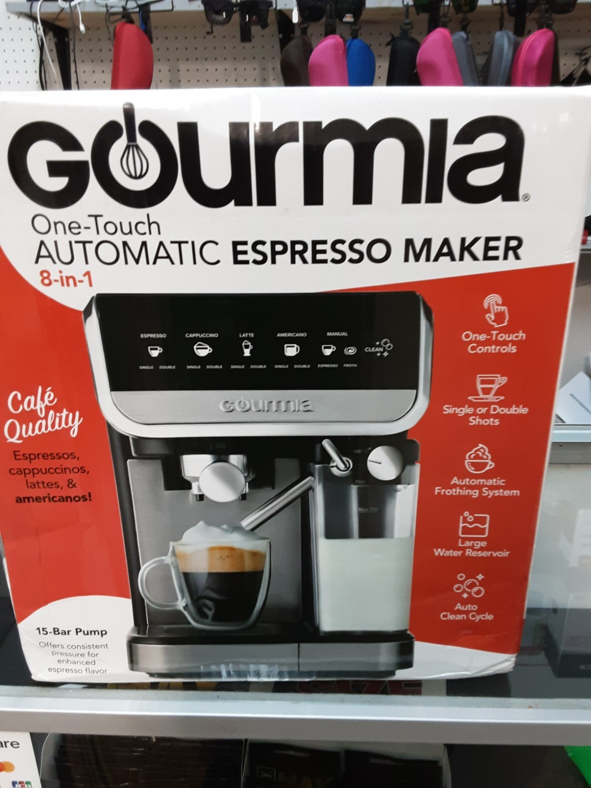 Jura E8 Chrome Automatic Coffee Machine Hot Expresso/Cappuccino Maker