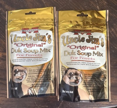Uncle Jim's Original Duk Soup Mix 4.5 oz Marshall 2 Each For Ferrets 10-26