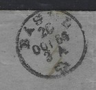 1866 Switzerland Scott # 44 Folded Letter - Basel to Chateau D'Oex via Saanen — photo 3
