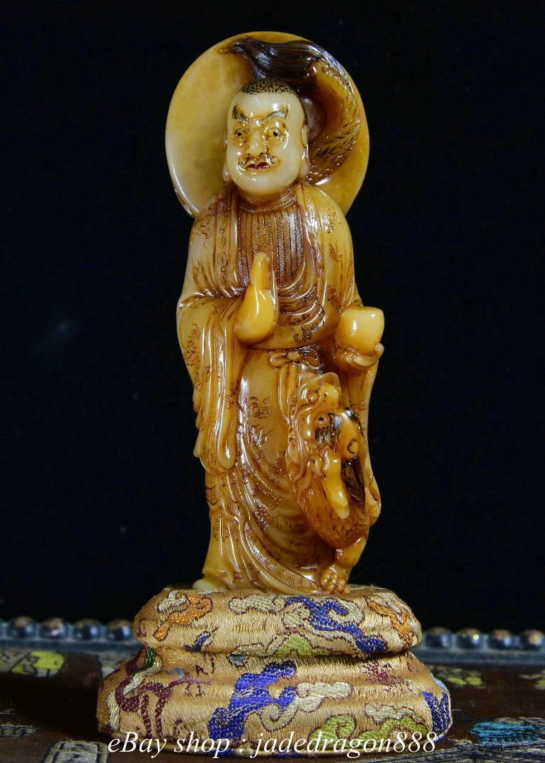 中国古董佛像和寿山石主雕像| eBay