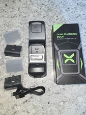 For Xbox Series X S Controller Fast Charging Station Dock + Rechargeable Battery