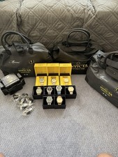 Invicta Watch Lot 8 Watches ,3 Duffle Bags And More All New