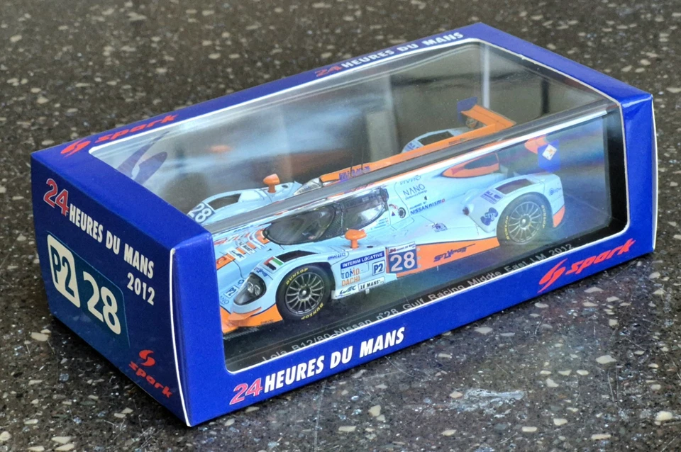 Spark S3713 Lola B12/80 Nissan #28 Gulf Racing Le Mans 2012  Foto 2 de 4