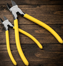 2pcs Wire Cutters Side Cutter Cable 65 Heavy Duty Cutting Pliers Carbide Steel