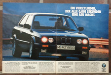 BMW 3er E30 Auto Werbung bzw Reklame von 1989